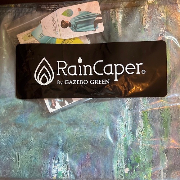 Raincaper, Monet "Water Lillies" design Rain Poncho - Picture 8 of 10